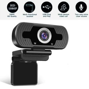 HD1080p Mini Webcam Web Kamerası Dahili Mikrofon Canlı Yayın Kamera USB Video RecorderOnline ders Ev Ofis Essentials