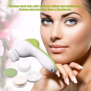 5 in 1 Electric Wash Face Machine Facial Pore Cleaner Body Cleaning Massage Mini Skin Beauty Massager Brush Free DHL