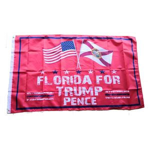 Nuovo design 2020 3x5ft Florida per bandiere Trump, tessuto in poliestere digitale 150x90 cm con occhielli in ottone, spedizione gratuita