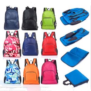 Unisex Folding Backpack Ultra Light Shoulder Bag Foldable Travel Hiking Camping Rucksack Totes Portable Sport Gym Storage Bag E81902