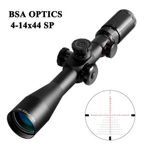 БСА ОПТИКА TMD 4-14X44 FFP Охота Прицел Оптика Scope стекла Mil Dot Reticle Охота Область снайперский прицел Tactical Rifle