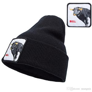 New Style Embroidery Knitted Beanies Hat Men Women Warm Knitting Hats Hip hop Caps Bonnet Hat