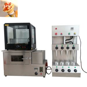 High quality pizza cone machine and stainless steel pizza oven with display cabinet sale low price110V/220V