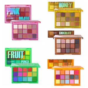 Ucanbe Sweet Party Eye Shadow Palette Neon Makeup Palette 15 Shimmer Glitter Matte Shades Metallic Naakt Mixable Pigment Powder