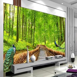 foto papel de parede para paredes Floresta andscape wallpapers 3d TV parede de fundo murais 3d papel de parede para sala de estar