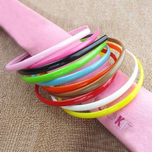 Epecket DHL free ship Fashionable candy color thin hair band, plastic acrylic hairpin DATG007 Hair Jewelry Headbands