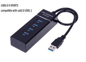 USB3.0 Hub 4Port Expander Multi USB Type C Splitter 2.0 Hab 3 Hub 3.0 USB3.0 multiplo con lettore di schede per PC Macbook