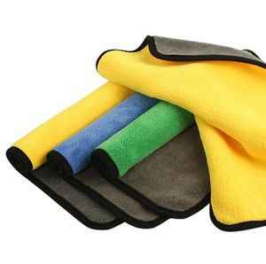 Toalhas de limpeza de carro de lã coral macias de pelúcia grossas toalhas de lavagem absorventes cozinha bar toalete toalha limpa de alta qualidade cobertor de fibra de microfibra