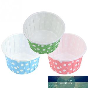 Zerodis 100pcs mini cupcake liners papper runda kaka bakning koppar muffin fodral bröllop hem fest jul