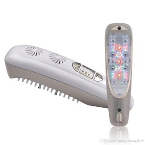 Senaste Laser LED Light Comb Hair Regrowth Growth Borste Anti Hair Loss Therapy Massager