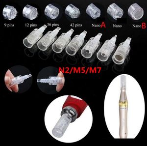 1 3 5 7 9 12 36 42 Pins Nano Agulha Cartucho para Mym Dermapen Auto Microneedling Electric Dr Pen Dicas