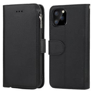 Für iPhone 11Pro Max XS XR X 8 7 6Plus 5 SE Mikrofaser Leder Reißverschluss Geldbörse Tasche Schutzhülle Magnetische Brieftasche Telefon Fall