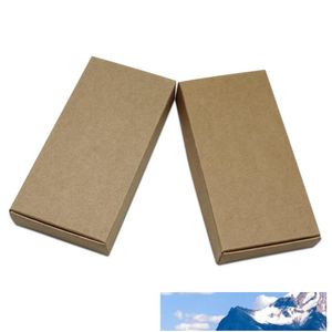 30Pcs/lot Brown Kraft Paper Handmade Soap Boxes for Candy Cake Grocery Pack Card Board Party Gifts Arts Crafts Storage Boxes13.3x6.8x1.8 cm
