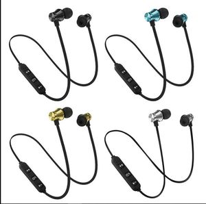 Wysokiej jakości słuchawki Bluetooth XT11 Magnetyczne bezprzewodowe słuchawki sportowe Słuchawki BT 4.2 z mikrofonem douszniczym do smartfonów
