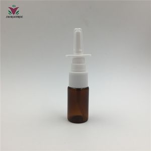 50 + 2pcs / parti 10ml Tom plast Nasal Mist Spray Pump Pet Bottles Atomizer Refillable