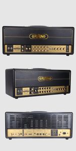 Personalizado Grande Amp válvula tubo amplificador de guitarra Cabeça Jxs120 Estilo 100W em preto EL34 / 6L6 Seleccione Mudar Preamp 12AX7 * 4 de Energia Tubo 4 * EL34