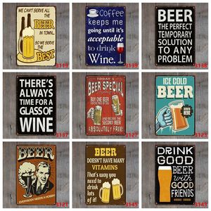 Vintage Tin Signs Warning Coffee Bar Metal Sign Restaurant Shop Home Wall Decorative Motorcycle Hanging Metal Plaque 30*20cm DH2590 DBC