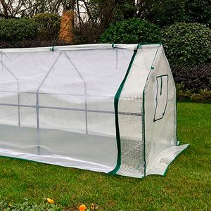 KRAFLO Horisontellt Long Greenhouse Garden Plant Cultivation Rack Succulent Isolation Shed Outdoor Mesh Shade