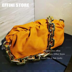 luxurys designers bags big chain cloud shoulder bag handbags purses EFFINI 2020 hot solds womens high quality genuine leather crossbody bag