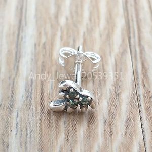 Andy Jewel 925 Sterling Silver Beads My Palm Tree Single Stud Earring Charms Passar European Pandora Style Jewelry Armelets Halsband 298544C