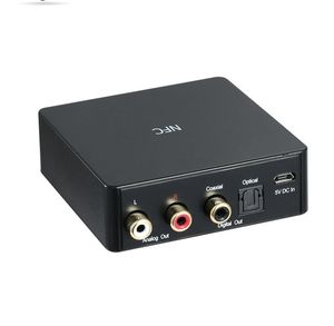 NFC Hi-Fi Bluetooth 5.0 Stereo APTX Digital SPDIF Optisk koaxial RCA-musikmottagare Trådlös ljudadapter DAC