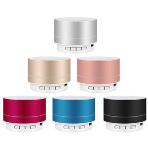 Mini altoparlanti portatili ricaricabili Altoparlante Bluetooth A10 Vivavoce wireless con slot per schede FM TF Lettore audio LED per Tablet PC MP3 in scatola