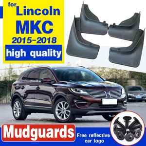 Set of 4 car Front and Rear Splash Guard Mud Flaps mudguards fender For Lincoln MKC 2015 2016 2017 2018 Car Accessories