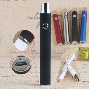 LO Bottom Charge Vape Pen 510 Gewinde Vorheizen VV Batterie 350 mAh Variable Spannung eCig Dickölkartuschenbatterien mit Micro-USB-Ladegerät