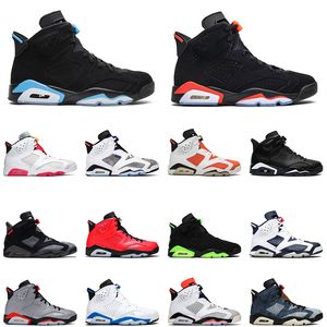 6 Unc Mens Buty Bugball Buty 6s DMP Black Infrared DMP Oregon Hare Tinker Reflective Mens Trainer Sports Sneakers