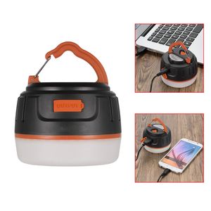 Freeshipping mini Ultra Bright 5200mAh led Lightweight Camping Lanterns för vandring Camping nödsituationer Portable Lantern Power Bank lampa