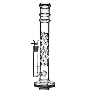 Heavey bong Hookahs beaker 16" Cube perc Bongs 30 ice-catches glass make more bubblers smoking water pipe amazing style