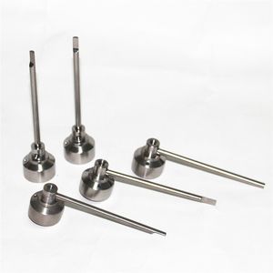 fumatori Prezzo di fabbrica Carboidrati Tappi con foro laterale per dabber GR2 Titanium Nail Carb Cap