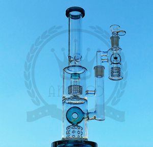 Sprinkler Perc Inline Shisha 18 mm Collab Tube Flow USA Glasbongs Glas Wasserpfeifen Rohr