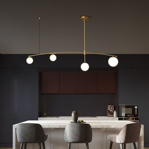 Copper Chandelier oświetlenie dla restauracji jadalnia kuchnia wyspa luksusowe nordic kreatywne lampy wiszące nowoczesne mosiężne żyrandole światła