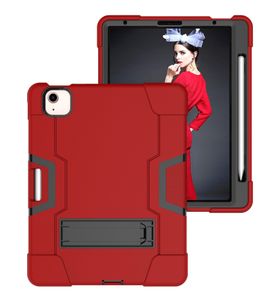 För iPad Pro 12.9 Fall 4: e generationens kickstand -funktioner kameraskyddschock Proof Tablet Cover med pennhållare