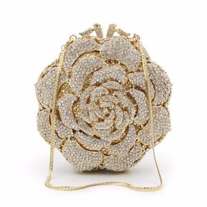 New-Evening Clutch Bag Ladies Gold Bags Party Clutches