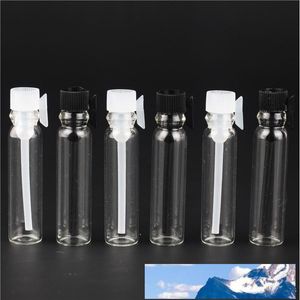 1ML 2ML 3ML Glass Perfume Mini Tube Travel Gram Size Cosmetic Empty Tester Bottle Transparent For Sample.