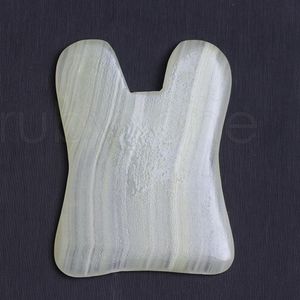 DHL Gua Sha Massage Jade Scraping Tool Spa Salon Piedras de Masaje Лица для лица Уход за лицом красоты Здоровье Массаж Камни