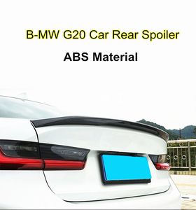 ABS Material Car Rear Trunk Wing Lip Spoiler For B-MW 3 Series G20 M3  M4  MP Style