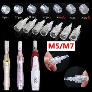 9/12/33/42 / nano / micro dicas de cartucho de agulha para Dermapen Microneedle Dr Pen M5 / M7 / N2 Sistema