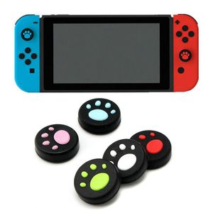 Cute Cat Paw Claw Silicone Analog Thumb Grip Joystick Cap For Switch NS Controller Joy-Con ThumbStick DHL