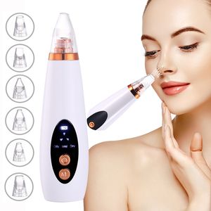 USB Uppladdningsbar Blackhead Remover Face Pore Vakuum Hudvård Acne Pore Cleaner Pimple Avlägsnande Vakuum Sugverktyg J1249