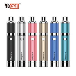 Yocan Magneto Wax Pen Kits E cigarett med anslutning DAB verktyg mAh Batteri Inbyggd silikonburk Keramisk spoleånga