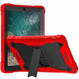 Custodia protettiva per tutto il corpo a 3 strati Custodia rigida antiurto per PC + Custodia morbida in silicone Cavalletto integrato per iPad 2 3 4 (vecchio modello) Custodie da 9,7 pollici