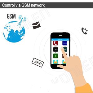 FreeShipping UK Plug Eu Plug GSM Power Socket Интеллектуальная релейная коммутатор Smart Remote Control Home Automation Appliance по телефону Call SMS приложение