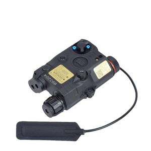 AN / PEQ-15 Red Dot Laser White LED Strobe Flashlight for Light Standard Rail Rail Night