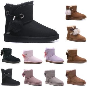 Austrália feminina moda neve bota de inverno mini-damas tornozelo clássico feminino feminino boots marinho marrom tamanho 36-40 tv9h#