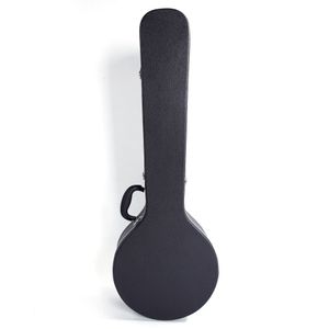Wholesale New Professional 5-string Banjo Piano Black High-grade Fine Grain Leather Leather Box is Durable and Portable