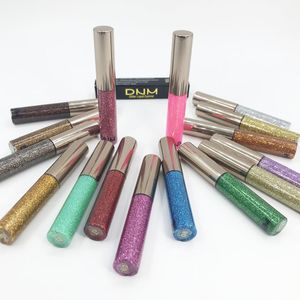 16 Farben glitzernder flüssiger Eyeliner, einzelner Stab wie tragbar, glänzend, langlebig, professionelles Eyeliner-Schönheits-Make-up, kosmetisches Werkzeug