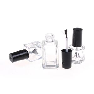 Grossist 5ml tom nagellacksflaska för kosmetikaförpackning Nagelflaskor Tom glasflaska med borste tom nagellacksflaska f